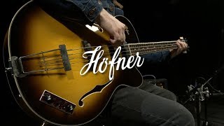 Hofner HCT 5005 President Bass CT Sunburst  Gear4music demo [upl. by Noffihc522]