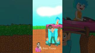 Bridge Challenge Help Steve ProtectHis Babies  Joy x Anger insideout2minecraft animationshorts [upl. by Fasto]