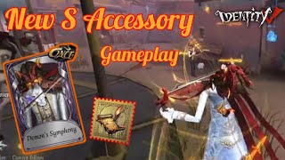 Violinist Brand New S Accessory  Demons Symphony Gameplay  Identity V [upl. by Esta143]