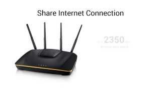 ZyXEL ARMOR Z1 AC2350 DualBand Wireless Gigabit Router [upl. by Sydelle135]