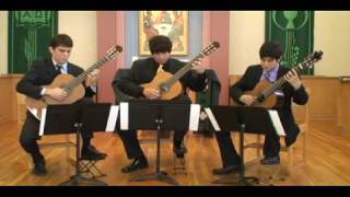 Bach Fugue for Three Guitars [upl. by Landsman]