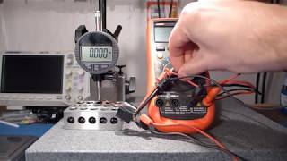 Piezoelectric Actuator Testing Displacement vs Voltage [upl. by Rutherford437]