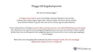 Allt om högskoleprovet  Plugga till högskoleprovet [upl. by Merilyn879]