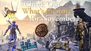 ESO …Interesting Crown Store Showcase  Login Rewards November 2024 Review [upl. by Mcilroy]