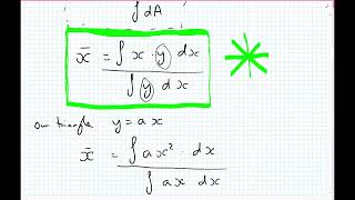 Statics  Centroids  by integration [upl. by Allehcim]