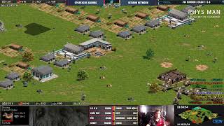 AOE SpartaCus vs Vitamin Gaming  4vs4 Random  22032024 aoe chimsedinang [upl. by Weibel]