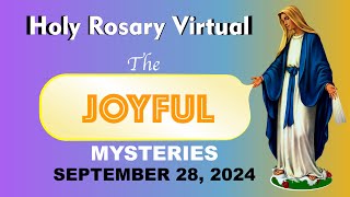 Holy Rosary Saturday 9282024 💛 Joyful Mysteries of the Rosary —Holy Rosary Today Virtual [upl. by Janela]