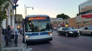 MTA New York City Bus New Flyer XD40 7347 B44  Nostrand amp Church Avenues [upl. by Mil]