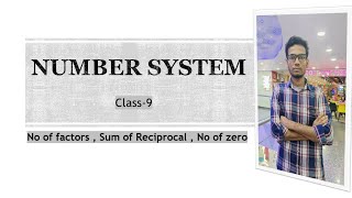 number system class 9  no of factors sum of reciprocal no of zero [upl. by Umont]