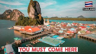 Krabi THAILAND Getaway Discovering Koh Panyee Muslim Floating Village [upl. by Naitsirhc]