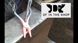 Blacksmithing For Beginners  Small Scrolling Tongs [upl. by Yasmeen]