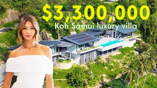 A 33M LUXURY Nature View VILLA WITH BOULDERS For Sale in KOH SAMUI [upl. by Irem]