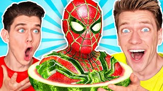 Best of Food Art Challenges Must See How To Make The Best Disney Avengers amp Minecraft Art [upl. by Adnahc322]