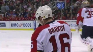 Gotta See It Abdelkaders hit leaves Barkov staggering [upl. by Nodnnarb]