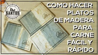 Como hacer platos para asados rapido y facil [upl. by Normy]