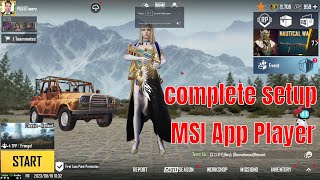 MSI App Player Best Settings For BGMI amp Nvidia Graphics card bgmi BGMI KEYMAPPING [upl. by Nesta]