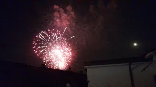 Fuochi Artificiali in Sagra di Mozzecane Verona italy Vlog Narinder Kumar italia [upl. by Shandra343]