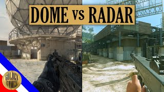 Dome vs Radar Map Comparison  Vanguard Season 1 DLC Map [upl. by Kial]