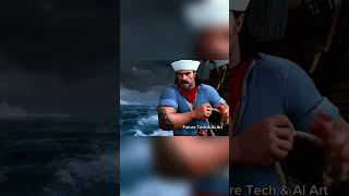 Popeye Sail man official teaser trailer cartoon ai shorts [upl. by Llevert]