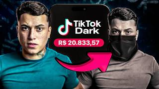 TIKTOK DARK COMO CRIAR E MONETIZAR RÁPIDO 20K POR MES [upl. by Nnaassilem]