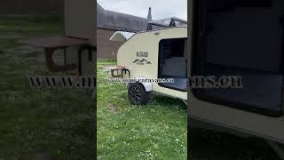 Tosbiq mini caravan met plezier kamperenwwwminicaravanseu [upl. by Jakie613]