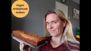 Mijn ontbijtkoek veganistisch maken 115 [upl. by Lura]