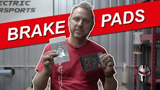 Brake Pads  Resin vs Semi Metallic vs Metallic and which ones are best for your Electric Dirt Bike [upl. by Dnomso]