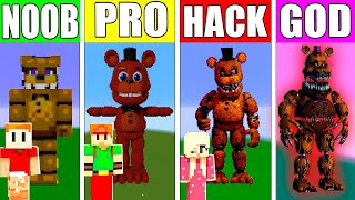 FNAF NOOB vs PRO vs HACKER MINECRAFT  Souka Noob vs Pro [upl. by Bartley388]