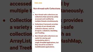 Nonthreadsafe Collections 98 corejava [upl. by Alyda]