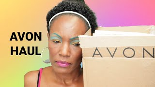 AVON HAUL  MINI AVON BEAUTY HAUL 2021 MAKEUP HAUL  ON THE VINE EYESHADOW QUAD  AVON UNBOXING [upl. by Perle928]