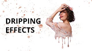 How to Create a Dripping Effect in Photoshop  Photoshop tutorials [upl. by Nylhtiak]