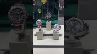 ROLEX YACHTMASTER Trio in Yellow Gold Rose Gold and Steel and Platinum shorts watches watch [upl. by Anihsat]