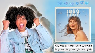 TAYLOR SWIFT with a POP MASTERPIECE 1989 Album Reaction [upl. by Yona439]