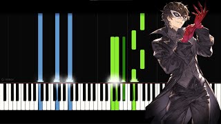 Persona 5  Beneath the Mask  Piano Tutorial [upl. by Assirt]