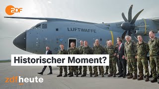 Die ZeitenwendeBrigade  Die Rolle der Bundeswehr in Litauen  heute journal [upl. by Erdreid]