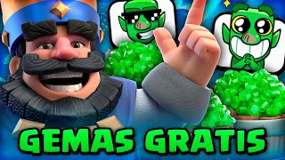 Como conseguir GEMAS GRATIS en Clash Royale 2024 [upl. by Idihc]