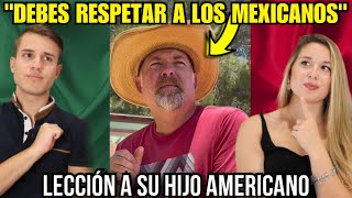 GRINGO ENSEÑA A SU HIJO QUE DEBE RESPETAR A LOS TRABAJADORES MEXICANOS EN USA [upl. by Kendy]