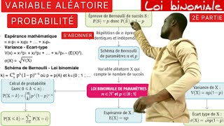 ProbabilitéVariable aléatoireLoi BinomialeEXVX [upl. by Enomrej967]