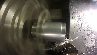 Crash in CNC lathe fail [upl. by Nylecaj]