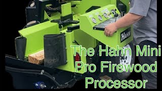 Live Demo The Hahn Mini Pro Firewood Processor [upl. by Arotal]