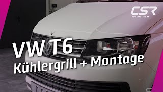 Kühlergrill von CSRAutomotive für den VW T6  Montage [upl. by Ingemar322]