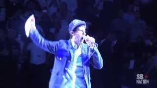 Mike D of The Beastie Boys Introduces the Brooklyn Nets Starting Lineup [upl. by Nunci]