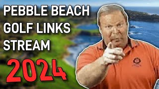 PEBBLE BEACH GOLF LINKS STREAM 2024 [upl. by Ettennek]