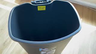 Addis Pedal Bin  50L Large Kitchen Bin  Unboxing  Riunboxing [upl. by Anglo656]