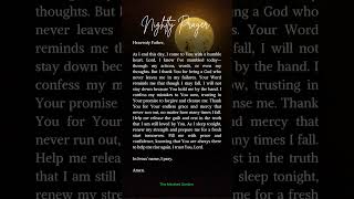 Nightly Prayer Inspirational Prayers Spiritual [upl. by Dedra]