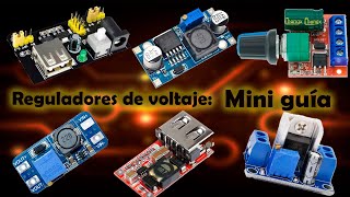 Reguladores de voltaje DCDC mini guía LM317 y más [upl. by Aicnorev]