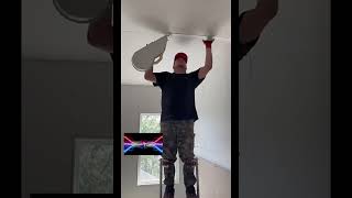 JUNTA DE Drywall Como Colocar Fita Telada e Papel shortvideo ferramentas drywall [upl. by Nitsew851]