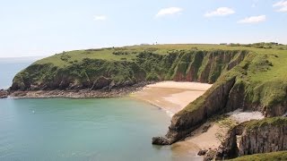 Pembrokeshire Coast Pt 4 Wild camping at Skrinkle Bay [upl. by Ecidnak]