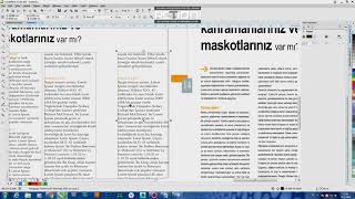Corel Draw mizanpaj çalışması [upl. by Bihas]