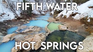 Fifth Water Diamond Fork Hot Springs Hike  Natural Hot Springs Utah [upl. by Reeher]